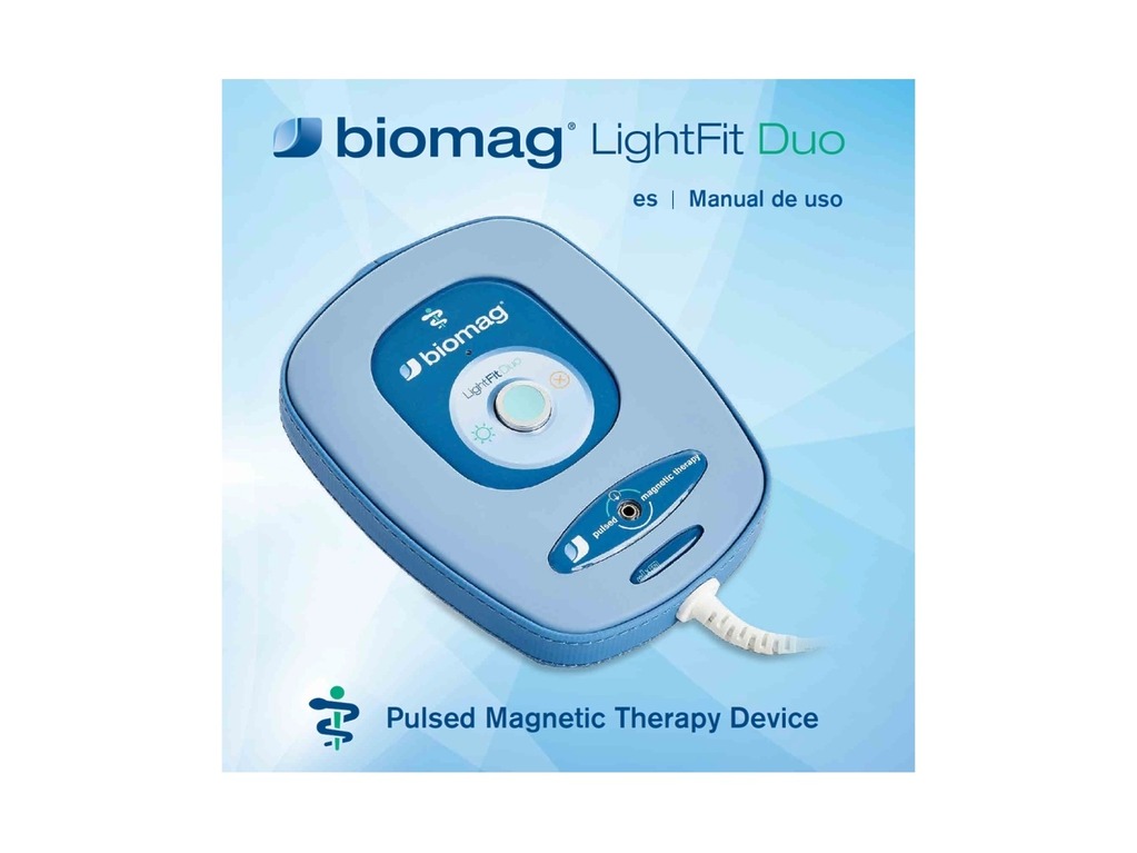 Instrucciones de uso de la magnetoterapia LightFiit Duo - Español