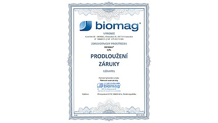 Garantía extendida para los dispositivos de magnetoterapia Biomag